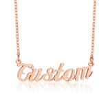 Personalized Name Necklace Custom Made Any Name Font Stainless Steel Metal Women Jewelry