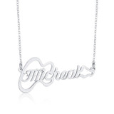 Personalized Name Necklace Custom Made Any Name Font Stainless Steel Metal Women Jewelry