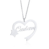 Personalized Name Necklace Custom Made Any Name Font Stainless Steel Metal Women Jewelry