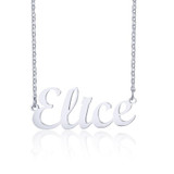 Personalized Name Necklace Custom Made Any Name Font Stainless Steel Metal Women Jewelry