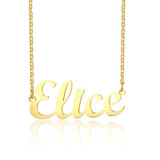 Personalized Name Necklace Custom Made Any Name Font Stainless Steel Metal Women Jewelry