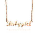 Personalized Name Necklace Custom Made Any Name Font Stainless Steel Metal Women Jewelry