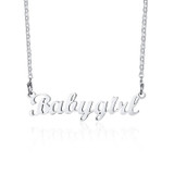 Personalized Name Necklace Custom Made Any Name Font Stainless Steel Metal Women Jewelry
