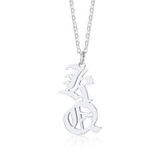 Personalized Name Necklace Custom Made Any Name Font Stainless Steel Metal Women Jewelry