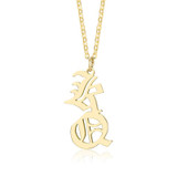 Personalized Name Necklace Custom Made Any Name Font Stainless Steel Metal Women Jewelry