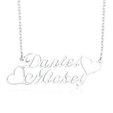 Personalized Name Necklace Custom Made Any Name Font Stainless Steel Metal Women Jewelry