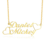 Personalized Name Necklace Custom Made Any Name Font Stainless Steel Metal Women Jewelry