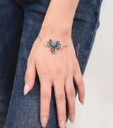 Hollow totem elephant ornament Bohemia bracelet