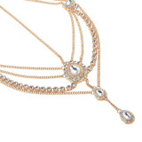 Headwear Jewelry Exaggerated National Style Yoga Accessories Water Drop Gem Tassel Jewelry