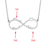 Personalized Stainless Steel Infinity Name Necklace