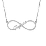 Personalized Stainless Steel Infinity Name Necklace