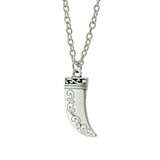 Crescent pendant necklace & Earrings set