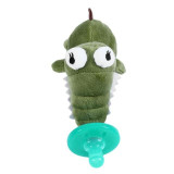 Baby Pacifier Silicone Chupeta Cartoon Animal Pacifier With Soft Plush Toy Food-grade Silicone
