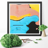 Art Print Abstract Artistic Conception Canvas Painting Poster Print Wall Art Picture Home Decor No
