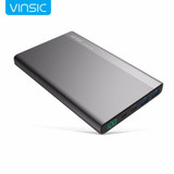 Vinsic 5V/3A 20000mAh Type-C Fast Charge Power Bank Dual Smart USB & Type-C Outputs External Battery