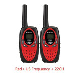 2 pcs RT628 Kids Retevis Walkie Talkie Transceiver UHF Frequency Portable 0.5W 446MHz LCD Display