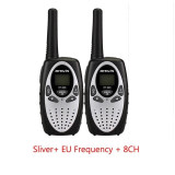 2 pcs RT628 Kids Retevis Walkie Talkie Transceiver UHF Frequency Portable 0.5W 446MHz LCD Display