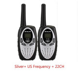 2 pcs RT628 Kids Retevis Walkie Talkie Transceiver UHF Frequency Portable 0.5W 446MHz LCD Display