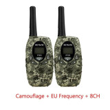 2 pcs RT628 Kids Retevis Walkie Talkie Transceiver UHF Frequency Portable 0.5W 446MHz LCD Display