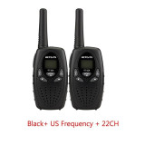 2 pcs RT628 Kids Retevis Walkie Talkie Transceiver UHF Frequency Portable 0.5W 446MHz LCD Display