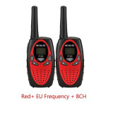 2 pcs RT628 Kids Retevis Walkie Talkie Transceiver UHF Frequency Portable 0.5W 446MHz LCD Display