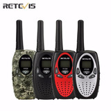 2 pcs RT628 Kids Retevis Walkie Talkie Transceiver UHF Frequency Portable 0.5W 446MHz LCD Display