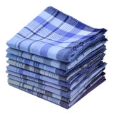 5Pcs/lot Cotton Plaid Square Stripe Handkerchiefs Men Classic Pattern Vintage Pocket Hanky