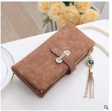 Nubuck Leather Women Wallets Female Fashion Zipper Small Wallet Women Short Coin Purse Holders Retro
