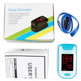 ELERA Digital Oximetro De Dedo With Case Pulse Oximeter Blood Saturometro Monitor SPO2 PR Oximetro