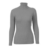 FATIKA 2017 Fashion Women Turtleneck Full Sleeve Brief Slim Pullovers Solid Elegant Knitted Skinny FATIKA 2017 Fashion Women Turtleneck Full Sleeve Brief Slim Pullovers Solid Elegant Knitted Skinny