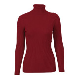 FATIKA 2017 Fashion Women Turtleneck Full Sleeve Brief Slim Pullovers Solid Elegant Knitted Skinny FATIKA 2017 Fashion Women Turtleneck Full Sleeve Brief Slim Pullovers Solid Elegant Knitted Skinny