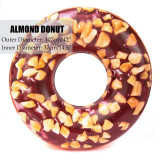 DMAR 107cm 42inch Inflatable Donut Swimming Ring Giant Pool Float Water Toys Inflatable Mattress For