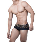 New Swimwear Floral Men's Swimming Trunks for Sunbath Low Waist Sexy Swim Shorts Men's Swimsuit Hot