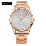 Gaiety Brand Fashion Gold Silver Quartz Watch Women Famous Wrist Watch Luxury Full Stainless Steel