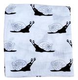 Ainaan Muslin Cotton Baby Swaddles For Newborn Baby Blankets Black & White Gauze Bath Towel