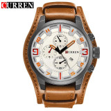 Curren 8225 Army Military Quartz Mens Watches Top Brand Luxury Leather Men Watch Casual Sport Male