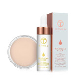 O.TWO.O 2pcs/set Make Up set Concealer Cream Primer+Make Up Oil 24k Rose Gold Elixir Skin For Face