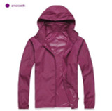 NaranjaSabor 2018 Men's Quick Dry Skin Jackets Women Coats Ultra-Light Casual Windbreaker Windproof