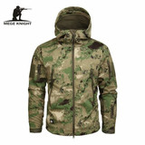 Mege Brand Clothing Autumn Men's Military Camouflage Fleece Jacket Army Tactical Clothing  Multicam