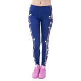 Zohra Brands Women Fashion Legging Aztec Round Ombre Printing leggins Slim High Waist  Leggings