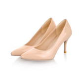 MORAZORA Big Size 34-45 2018 New Fashion high heels women pumps thin heel classic white red nede