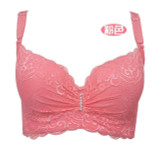 3/4 cup lace push up bra large size sexy women underwear bralette thin section cup C cup D cup E bra
