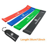 Fitness Resistance Band set 4 Levels Elastic Latex Strength Training Athletic Rubber Loops Bands