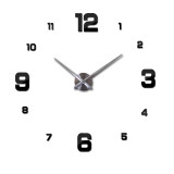 HOT 3d diy Acrylic miroir wall stickers clock watch clocks Quartz Modern reloj de pared home