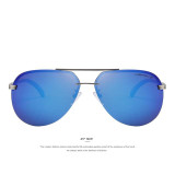 MERRY'S Brand Men 100% Polarized Aluminum Alloy Frame Sunglasses Fashion Men's Driving Sunglasses
