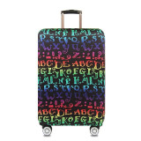 OKOKC World Map Elastic Thick Luggage Cover for Trunk Case Apply to 18''-32'' Suitcase,Suitcase