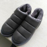 New arrival waterproof women PU leather snow boots warm short plush ankle boot female winter shoes