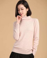 Autumn winter cashmere sweater female pullover high collar  turtleneck sweater women solid
