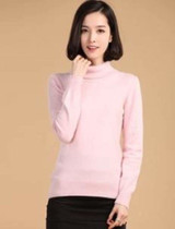 Autumn winter cashmere sweater female pullover high collar  turtleneck sweater women solid