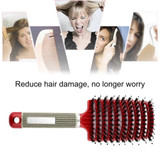 Hair Scalp Massage Comb Bristle & Nylon Hairbrush for Salon Hairdressing Styling Tools